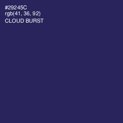 #29245C - Cloud Burst Color Image
